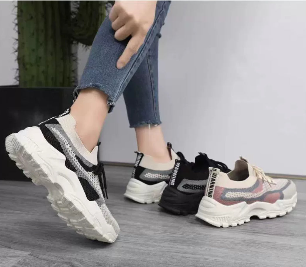 New!! 2024 Cushiony Soft Women's Fashionable Lace Up Sneakers, Casual Comfortable Breathable Sports Running Shoes, Female All-match Round Toe Sneakers for Daily Wear, perfect long hours standing, working shoes. Sports Shoes Girl Walking Shoes